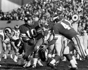 FRAN TARKENTON & DAVE OSBORN 8X10 PHOTO MINNESOTA VIKINGS FOOTBALL PICTURE NFL - Picture 1 of 1