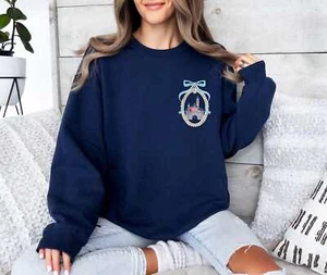 Embroidered Disney Castle Sweatshirt, Disney Embroidery Hoodie, Disney Castle - Picture 1 of 10