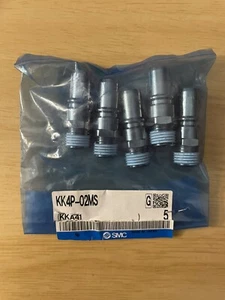 5 PCS NEW SMC KK Series Quick Coupling KK4P-02MS - Picture 1 of 1