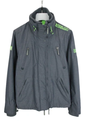 SUPERDRY The Wind Attacker Engineered Jacket Men's LARGE Double Collar Lined - Image 1 of 4