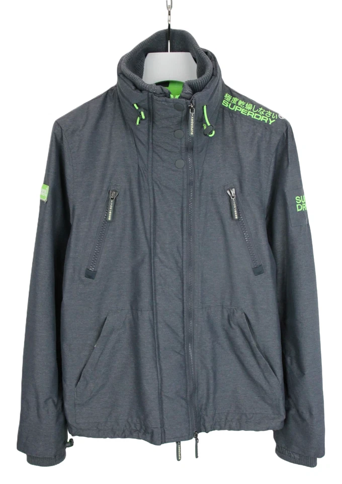 SUPERDRY The Wind Attacker Engineered Jacket Men's LARGE Double Collar Lined - Image 1 of 4