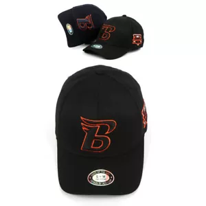 Unisex Mens Baltimore Baseball Cap Initial Letter B Spandex Stretch Fit Hats - Picture 1 of 10