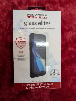 iPhone SE(2 GEN)/ 8/7/6S/6 Invisible Shield  Glass Elite+ - Image 1 of 2