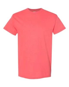 Gildan Mens Heavy 100% Cotton (Pack Of 10) Bulk Plain Adult T-Shirt Tee 5000 - Picture 1 of 34
