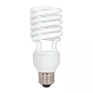Satco S7232 26T2 26W T2 Spiral Compact Fluorescent Medium E26 4100K Cool White - Picture 1 of 3