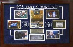 Coack K- 903 and Kounting NCAA Record Wins Deluxe Framed Photo Picture - Picture 1 of 1