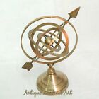 Vintage Antique Style Arrow Ring World Globe Armillary Home Decorative Gift Item