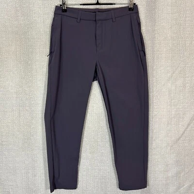 Lululemon 裤子女式 6 紫色 Take the Moment Robert Geller Measures 30x25 Crop — 第 1/4 张图片