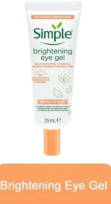 Simple Protect N Glow Brightening Eye Gel for Screen stressed Tired eyes - 25ml - Image 1 of 4