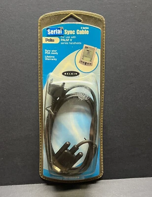 Vintage 2002 Belkin Components Serial Sync Cable E Series for PALM V - Image 1 of 3
