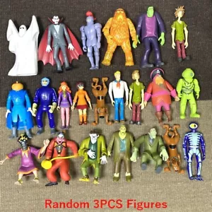 3 PIEZAS aleatorias Scooby-Doo Villanos Compañeros de Equipo Monstruos Figuras 50 Años 5" Juguetes - Imagen 1 de 11