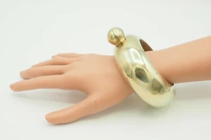 Bracciale braccialetto fiaschetta ottone massiccio Sip Laugh Love 4 oz BLUSH - Foto 1 di 10
