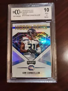 2018 Panini Playoff - Hidden Gems Gold #13 Kam Chancellor - Picture 1 of 5