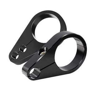 Harley 1.25" Single & Dual Handlebar Cable Clamp Kit for Harley Honda YAMAHA - Foto 1 di 7