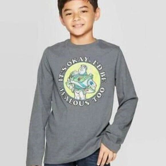 Camiseta Disney Toy Story Buzz Lightyear Divertida I'd Be Jealous Too Gráfica Talla XL Foto 1 de 4