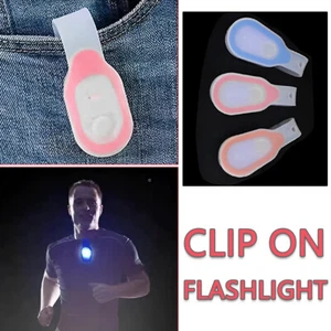 LED Flashlights Clip on Flashlight Night Magnetic Flashlipn Safety Nursing Night - Picture 1 of 14