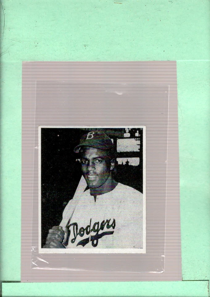1976 HRT/RES 1947 Bowman #17 Jackie Robinson NM-MT Dodgers ID:47398 - Image 1 of 1