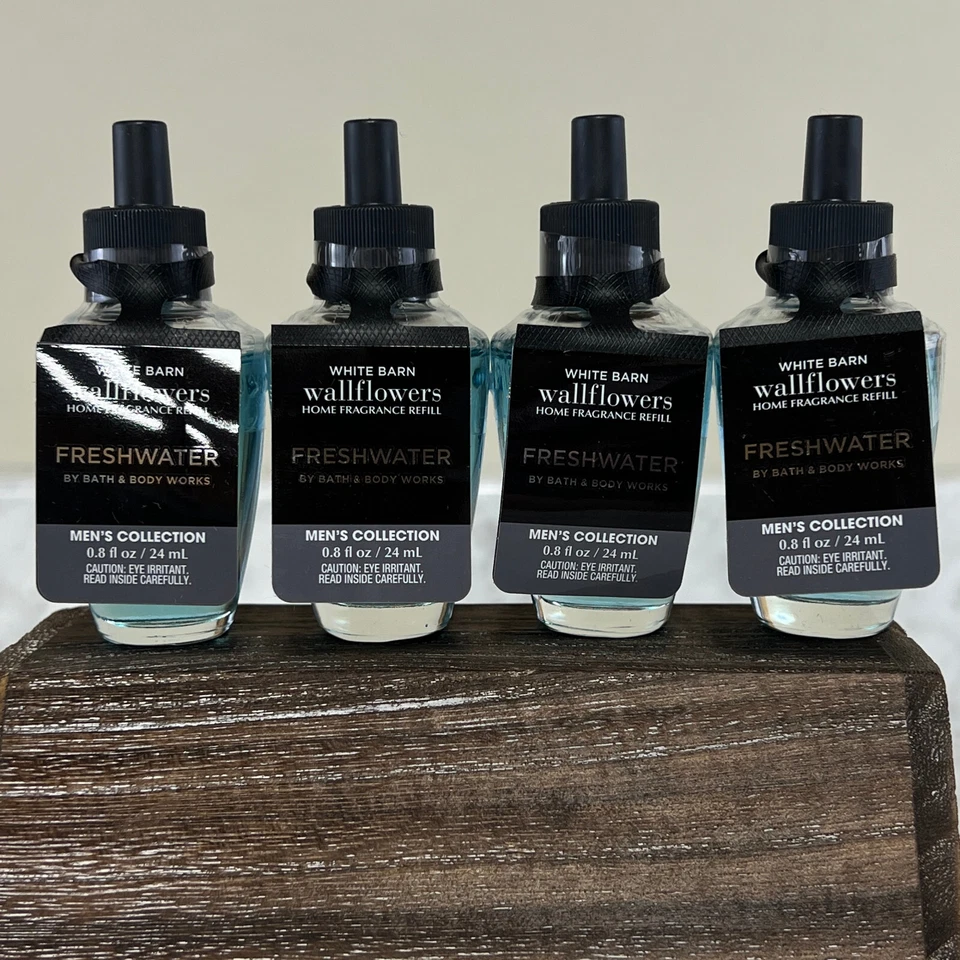 Bath & Body Works Freshwater Colección Hombre Wallflower Fragancia Set X4 Foto 1 de 1