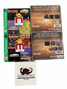 Namco Museum Vol. 1 & 3 PlayStation 1 TESTED VERY CLEAN DISCS COMPLETE PS1 LN - Imagen 1 de 12