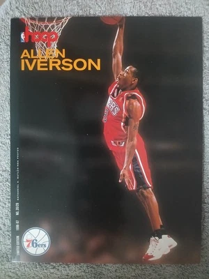 Allen Iverson 8.5 x 11 player insert 1996-97 Hoop Magazine - Image 1 of 4