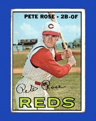 1967 Topps Set-Break #430 Pete Rose GRAU BAIXO (crease) *GMCARDS* - Imagem 1 de 2