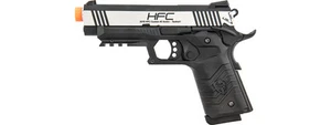 HFC Hg-171 Tactical 1911 Gas Blowback Pistol (Silver / Black) - Picture 1 of 4