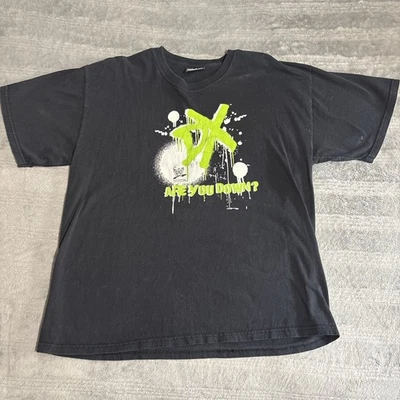 Rare Vintage Black WWE D-Generation X DX Shirt Size XL - Are You Down? Triple H - Image 1 of 4