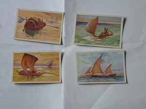 NICOLAS SARNY CIGARETTES - SHIPS OF ALL AGES, SELECTION OF CIGARETTE CARDS - Picture 1 of 2
