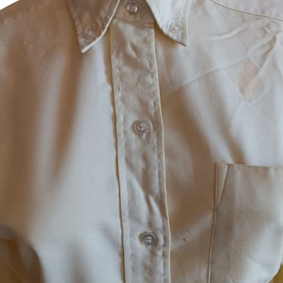 Camisa Oxford Prep Mediana Vintage Para Mujer Años 60 Dama Towncraft 12/34 Penn Prest Foto 1 de 4
