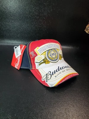  VTG 2014 Budweiser Authentic Branded Hat 2014 New Old Stock Strap Back - Image 1 of 4