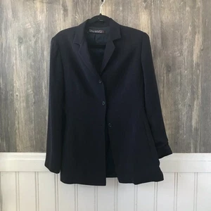 Blazer Traje Tahari Negro 3 Botones Talla 10 - Imagen 1 de 3