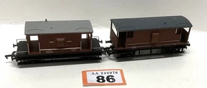 Airfix  Pre-Owned  BR Bauxite Brake Vans (2 Vans)  Gee Dee  86 - Picture 1 of 8