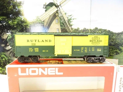 LIONEL TRAINS -  MPC 9710 RUTLAND BOX CAR - 0/027- NEW-  BOXED - SH - Image 1 of 4