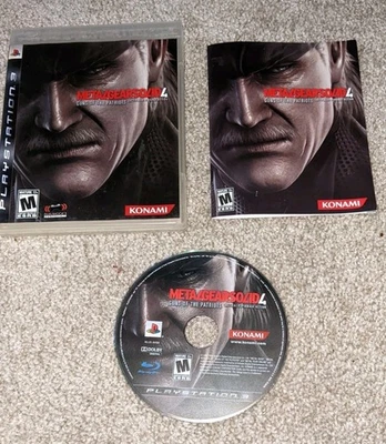 Metal Gear Solid 4 Guns of The Patriots Konami PS3 PlayStation3 Tested CIB - Image 1 of 4