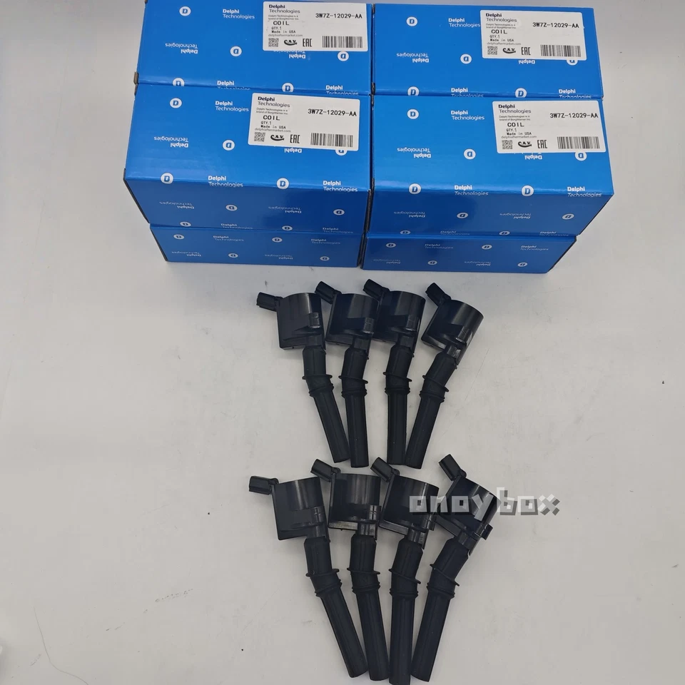 8X Delphi Ignition Coils DG508 3W7Z12029AA For Ford F150 Lincoln 4.6L 5.4L 6.8L - Изображение 1 из 4