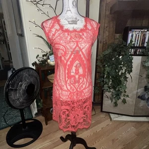 NICOLE MILLER Artelier NWT $245 Embroidered Eyelet Blouse Top Size Small Orange - Picture 1 of 8