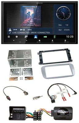 Kenwood Bluetooth 2DIN USB DAB Lenkrad Autoradio für Ford Mondeo S-Max 07-14 Pro - Bild 1 von 4