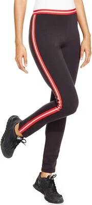 Hue Women's  Sporty Stripe Ponte Leggings Black Medium - Image 1 of 2