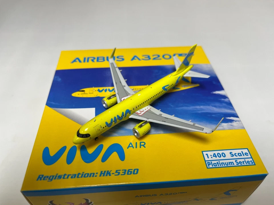 Phoenix 400 Viva Air Columbia A320-200 Neo "Color amarillo" 1:400 Foto 1 de 1