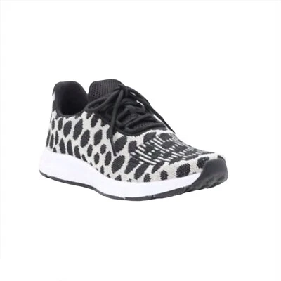 Zapatillas de running suaves para mujer Athletic Works gris leopardo negras 9 Foto 1 de 4
