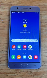 Pre Owned Samsung Smarphone Android Galaxy J7 16GB of Storage Locked/Metro PCS - Picture 1 of 6