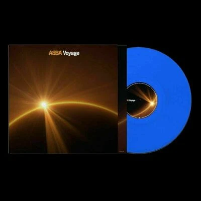 ABBA Voyage blue vinyl (vinyle bleu) with postcard and poster - Photo 1/4