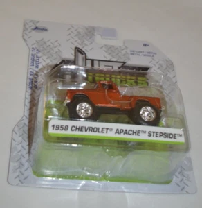 JADA 2024 JUST TRUCKS - 1958 CHEVROLET APACHE STEPSIDE ORANGE WAVE 12 - Picture 1 of 5
