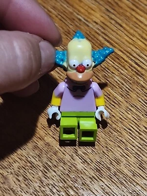 Lego Krusty el Payaso Minifigura Simpson. Foto 1 de 4