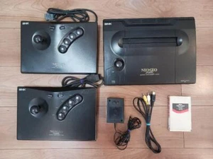 SNK Neo Geo AES Console with controllers, memory card, softwares japan tested - Picture 1 of 20