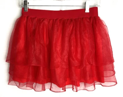 Falda Spirit Halloween Tul en Capas Adulto Talla S/M Roja B20*O Foto 1 de 3