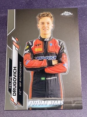 2020 Topps Chrome F1 #50 FELIPE DRUGOVICH FUTURE STARS Portrait F2 - Image 1 of 2