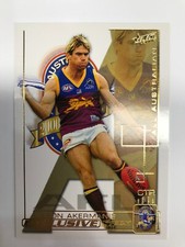 2002 SELECT AFL SPX CARD ALL AUSTRALIAN TEAM CARD AA9 JASON AKERMANIS-BRISBANE