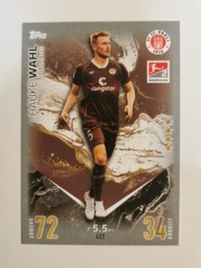 Topps 2023/2024 Match Attax Bundesliga 23/24 Card No. 422 Hauke Wahl St. Pauli 