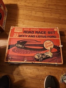 Vintage Sears 120 Road Race Set 49-9504 Offy and Lotus Ford For Parts Read! - Picture 1 of 22